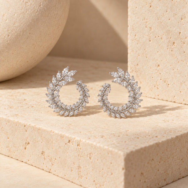 Aretes Plateados Aria