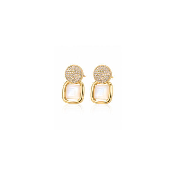 Aretes dorados Thalía de ZYRAL