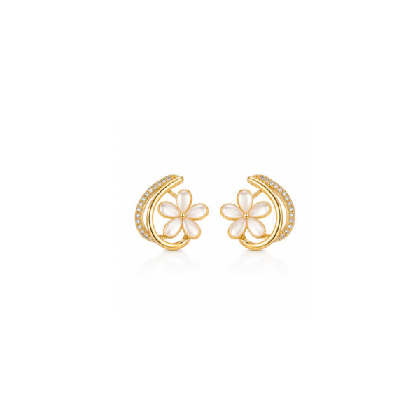 Aretes Dorados Lumé de ZYRAL