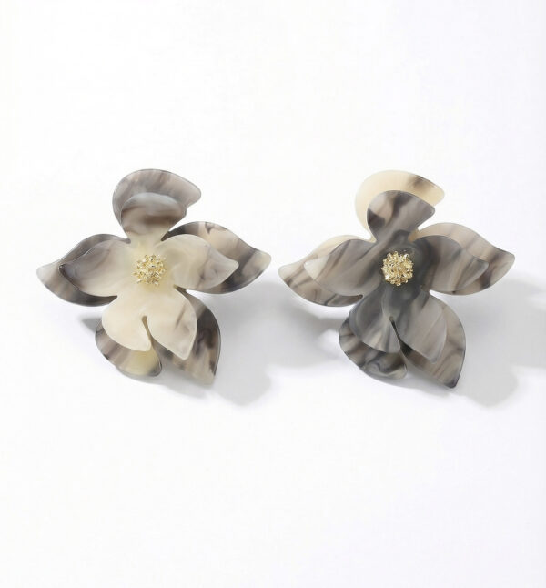 Aretes gris Clara de ZYRAL