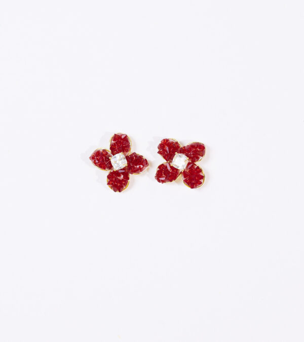 Aretes dorados Fiora de ZYRAL