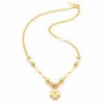 Collar dorado Elara - fondo blanco