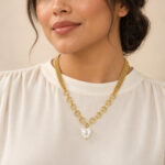 Collar dorado Nerea - modelo