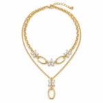 Collar dorado Amira - fondo blanco