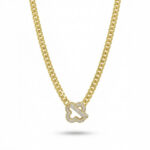 Collar dorado Aurelia - fondo blanco