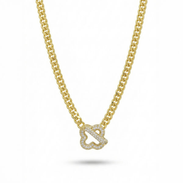Collar dorado Aurelia - fondo blanco