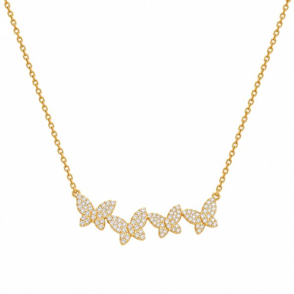 Collar dorado Nara - fondo blanco