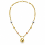 Collar dorado Lavinia - fondo blanco