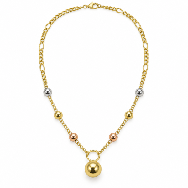 Collar dorado Lavinia - fondo blanco