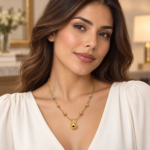 Collar dorado Lavinia - modelo