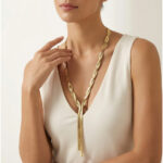 Collar dorado Bianca - modelo