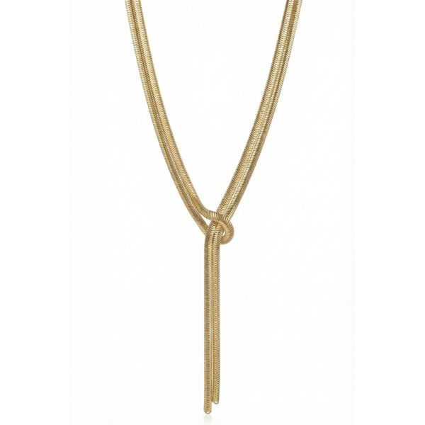Collar dorado Emilia - fondo blanco
