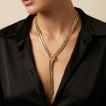 Collar dorado Emilia - modelo