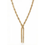 Collar dorado Renata - fondo blanco