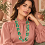 Collar verde Opaline - modelo