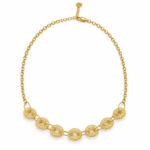 Collar dorado Serena - fondo blanco