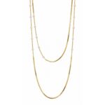 Collar dorado Nova - fondo blanco