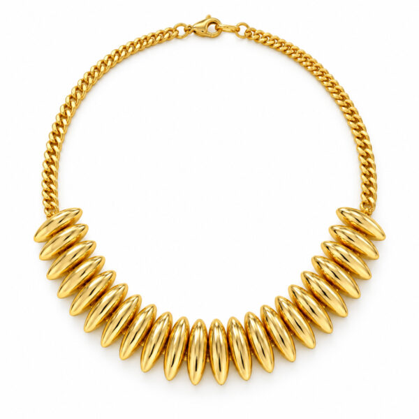 Collar dorado Verona - fondo blanco
