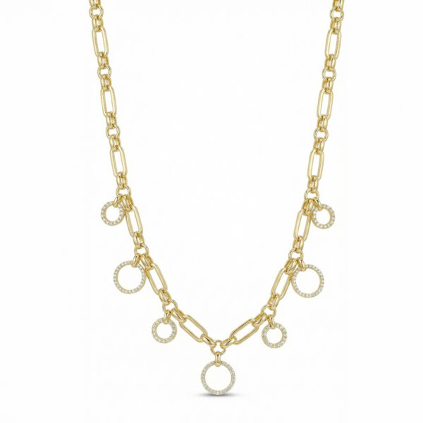 Collar dorado Sorrento - fondo blanco