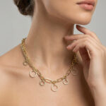 Collar dorado Sorrento - modelo
