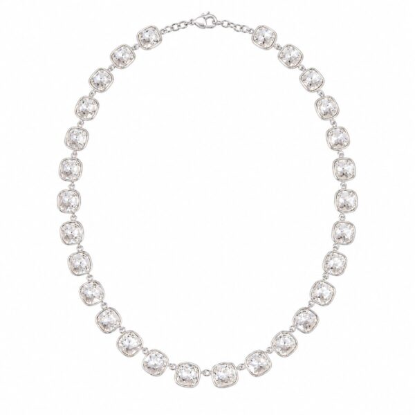 Collar plateado Azahar - fondo blanco