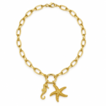 Collar dorado Nácar - fondo blanco