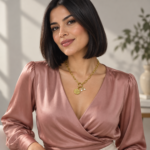 Collar dorado Cristal - modelo