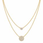 Collar dorado Estela - fondo blanco