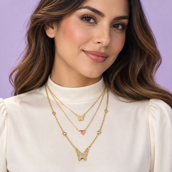 Collar dorado Olivia - modelo