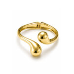 Pulsera dorada Ola Perla de ZYRAL