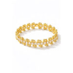 Pulsera dorada Ravena de ZYRAL