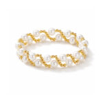 Pulsera dorada Tivoli de ZYRAL