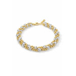 Pulsera dorada Fiorella de ZYRAL
