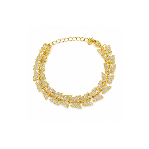 Pulsera dorada Adeline de ZYRAL