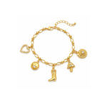 Pulsera dorada Gia de ZYRAL