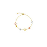 Pulsera tres oros Giselle de ZYRAL