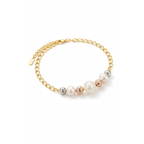 Pulsera tres oros Jade de ZYRAL