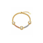 Pulsera tres oros Flavia de ZYRAL