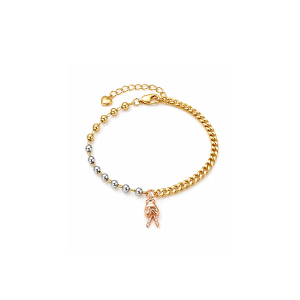 Pulsera tres oros Evania de ZYRAL