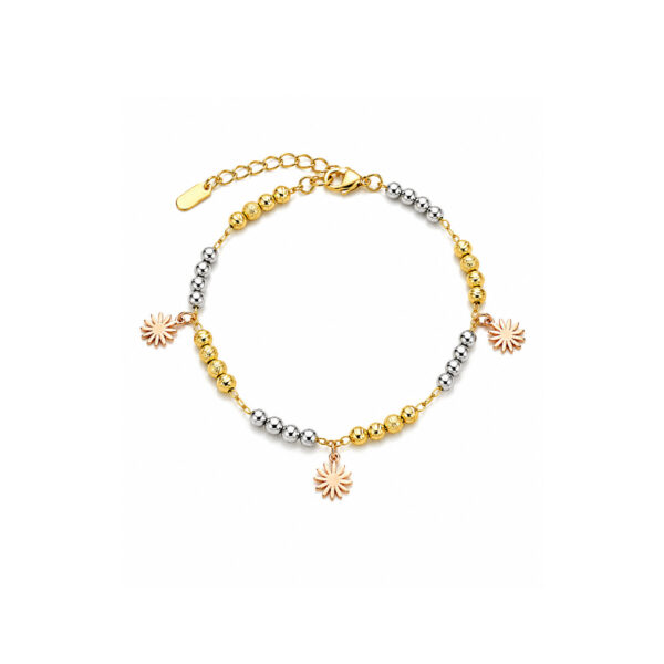 Pulsera tres oros Leda de ZYRAL