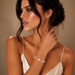 Pulsera tres oros Mónaco de ZYRAL en modelo