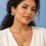 Set dorado Roma de ZYRAL en modelo